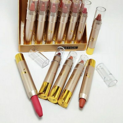 رژ لب مدادی پیچی مات طلایی GOLD Lipstick