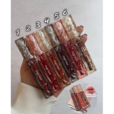 رژ لب مایع خیس کریستالی گگ بیر GEGE BEAR Crystal Lip Glaze