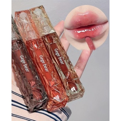 رژ لب مایع خیس کریستالی گگ بیر GEGE BEAR Crystal Lip Glaze