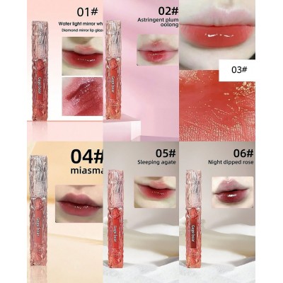 رژ لب مایع خیس کریستالی گگ بیر GEGE BEAR Crystal Lip Glaze