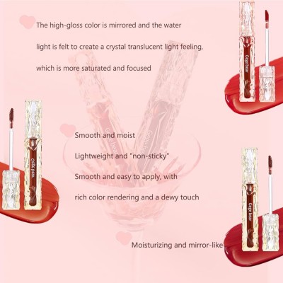 رژ لب مایع خیس کریستالی گگ بیر GEGE BEAR Crystal Lip Glaze