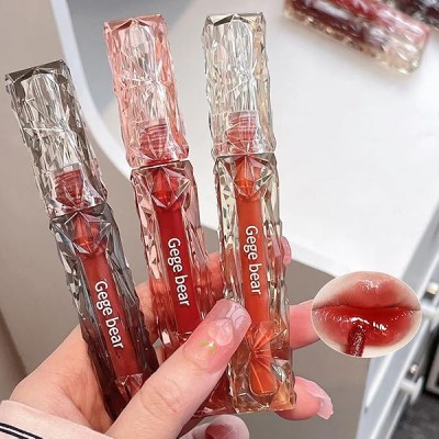 رژ لب مایع خیس کریستالی گگ بیر GEGE BEAR Crystal Lip Glaze