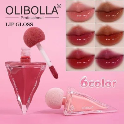 لیپ گلاس یخی و حجم دهنده لب اولیبولا  OLIBOLA Crystal Get Plump