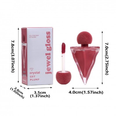 لیپ گلاس یخی و حجم دهنده لب اولیبولا  OLIBOLA Crystal Get Plump