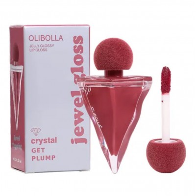 لیپ گلاس یخی و حجم دهنده لب اولیبولا  OLIBOLA Crystal Get Plump