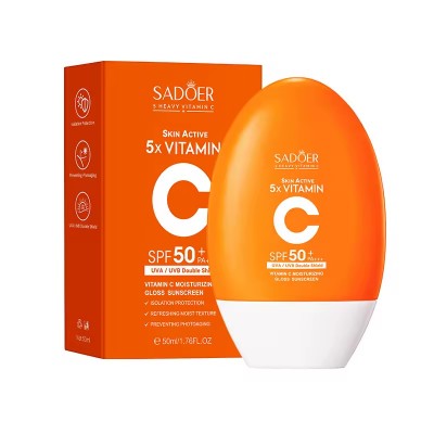 کرم ضد آفتاب روشن کننده ویتامین سی سادور Spf 50