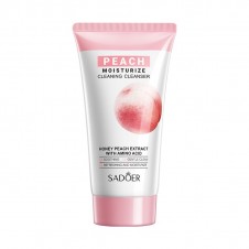فوم شستشوی صورت روشن کننده و  آمینو اسید هلو و عسل سادور Sadoer cleansing peach amino acid
