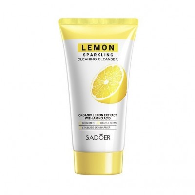 فوم شستشوی صورت روشن کننده و آمینو اسید لیمو سادور Sadoer cleansing Lemon amino acid