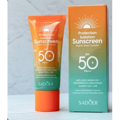 کرم ضدآفتاب 6 در 1 SPF 50 سادور SADOER Sunscreen