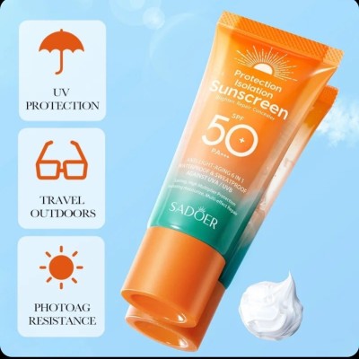 کرم ضدآفتاب 6 در 1 SPF 50 سادور SADOER Sunscreen