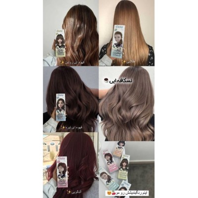شامپو رنگ مو گیاهی دکسی اصل Dexe Hair Color