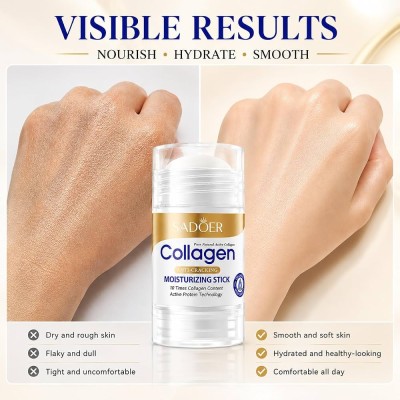 کرم استیکی کلاژن روشن و نرم کننده و آبرسان و ترک دست و پا سادور Sadoer Collagen Anti Cracking