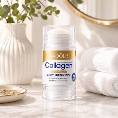 کرم استیکی کلاژن روشن و نرم کننده و آبرسان و ترک دست و پا سادور Sadoer Collagen Anti Cracking